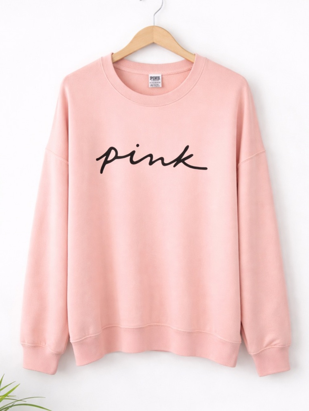 Victoria's Secret PINK Light Pink Crewneck Sweatshirt